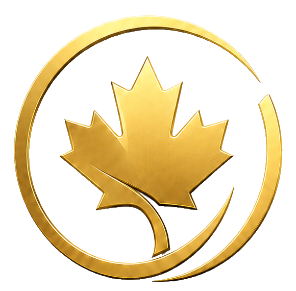 Legacy Advisory Canada gold maple leaf emblem